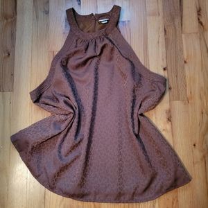 3 for 20 Silky brown leopard print high neck.